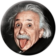 Einstein Wtih tongue out