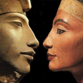 Osiris and Nephthys aka Akhenaten and Neferititi