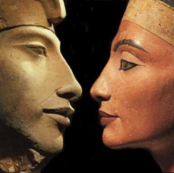 Osiris and Nephthys aka Akhenaten and Neferititi
